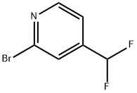 2-溴-4-(二氟甲基)吡啶 结构式
