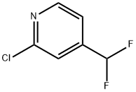 2-氯-4-二氟甲基吡啶 结构式