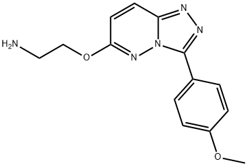 (2-{[3-(4-Methoxyphenyl)[1,2,4]triazolo[4,3-b]pyridazin-6-yl]oxy}ethyl)amine 结构式