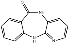 5,11-Dihydro-6H-pyrido[2,3-b][1,4]benzodiazepine-6-thione 结构式