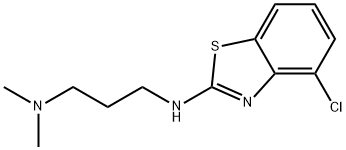 N'-(4-CHLORO-1,3-BENZOTHIAZOL-2-YL)-N,N-DIMETHYLPROPANE-1,3-DIAMINE 结构式