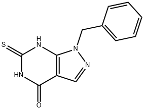 1-苄基-6-磺基-1H,4H,5H-吡唑并[3,4-D]嘧啶-4-酮 结构式