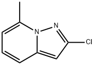 2-Chloro-7-methylpyrazolo[1,5-a]pyridine 结构式