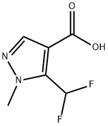 5-(二氟甲基)-1-甲基-1H-吡唑-4-甲酸 结构式