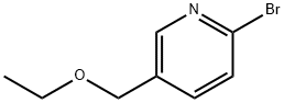 2-溴-5-(乙氧基甲基)吡啶 结构式