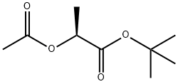 (S)-2-乙酰氧基丙酸叔丁酯 结构式