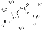 四硼酸钾四水合物 结构式