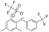 [3-(TRIFLUOROMETHYL)PHENYL](2,4,6-TRIMETHYLPHENYL)IODONIUM TRIFLATE 结构式