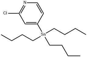 2-氯-4-(三丁基锡烷基)吡啶 结构式