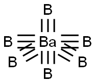 六硼化钡 结构式