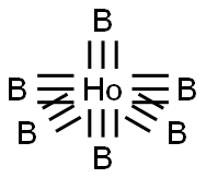 holmium hexaboride  结构式