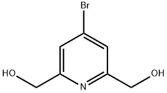 (4-溴吡啶-2,6-二基)二甲醇 结构式