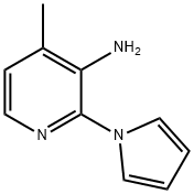 4-Methyl-2-(1H-pyrrol-1-yl)pyridin-3-amine 结构式