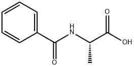 N-苯甲酰-DL-丙氨酸 结构式
