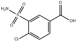 4-氯-3-磺酰胺基苯甲酸 结构式
