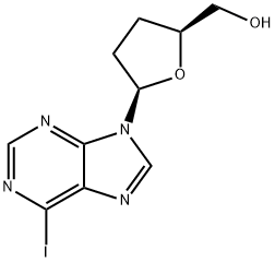 (2S,5R)-5-(6-Iodo-9H-purine-9-yl)tetrahydro-2-furanmethanol 结构式