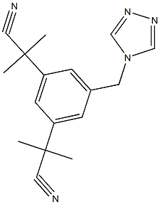 2-[3-(1-氰基-1-甲基-乙基) 结构式