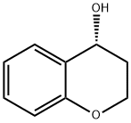 (4S)-3,4-二氢-2H-1-苯并吡喃-4-醇 结构式