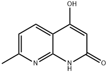 4-羟基-7-甲基-1,8-萘啶-2(1H) - 酮 结构式