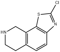 Thiazolo[4,5-h]isoquinoline, 2-chloro-6,7,8,9-tetrahydro- (9CI) 结构式