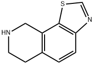 (9CI)-6,7,8,9-四氢-噻唑并[4,5-H]异喹啉 结构式