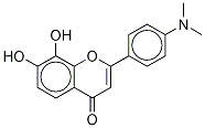 4'-DiMethylaMino 7,8-Dihydroxyflavone HydrobroMide 结构式