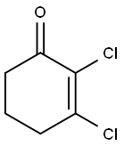 2-Cyclohexen-1-one,  2,3-dichloro- 结构式