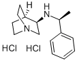 (+)-N-(1(S)-苯乙基)-1-氮杂双环[2.2.2]辛基-3(R)-胺 盐酸盐 结构式