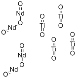 钛酸钕(III) 结构式