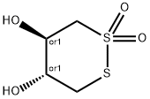 1,2-Dithiane-4,5-diol, 1,1-dioxide, trans- 结构式