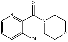 4-[(3-hydroxy-2-pyridyl)carbonyl]morpholine  结构式
