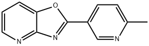 2-(6-Methyl-pyridin-3-yl)-oxazolo[4,5-b]pyridine 结构式