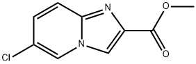 6-氯咪唑并[1,2-A]吡啶-2-甲酸甲酯 结构式