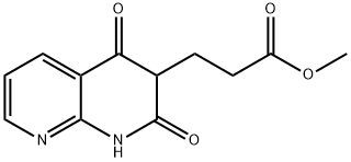 Methyl 3-(1,2,3,4-tetrahydro-2,4-dioxo-1,8-naphthyridin-3-yl)propanoate 结构式