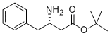 (3S)-3-氨基-4-苯基丁酸叔丁酯 结构式