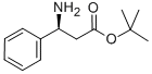 (3S)-3-氨基-3-苯基丙酸叔丁酯 结构式