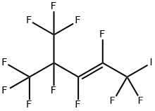 1-碘全氟(4-甲基-2-戊烯) 结构式
