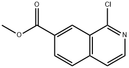1-氯异喹啉-7-羧酸甲酯 结构式