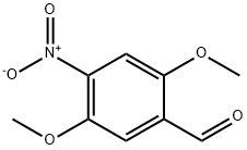 2,5-二甲氧基-4-硝基苯甲醛 结构式