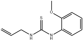 1-Allyl-3-(2-methoxyphenyl)thiourea 结构式