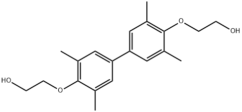 3,3',5,5'-四甲基联苯二羟乙基醚 结构式