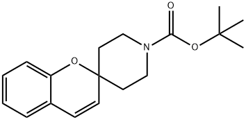 Spiro[2H-1-benzopyran-2,4'-piperidine]-1'-carboxylic acid, 1,1-diMethylethyl ester 结构式