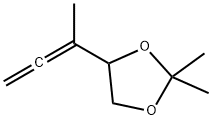 1,3-Dioxolane,  2,2-dimethyl-4-(1-methyl-1,2-propadienyl)-  (9CI) 结构式