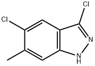 3,5-二氯-6-甲基吲唑 结构式