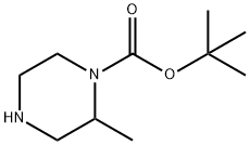 N-1-Boc-2-甲基哌嗪 结构式