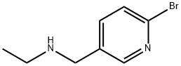 N-(6-溴-3-吡啶基甲基)-N-乙胺 结构式