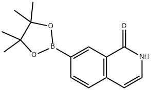 异喹啉酮-7-硼酸酯 结构式