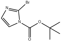 1H-Imidazole-1-carboxylic acid, 2-bromo-, 1,1-dimethylethyl ester 结构式