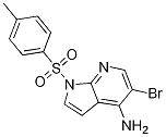 5-broMo-1-tosyl-1H-pyrrolo[2,3-b]pyridin-4-aMine 结构式