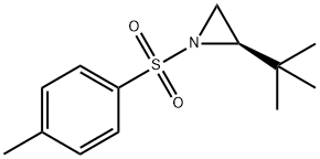 R-2-(1,1-DIMETHYLETHYL)-1-[(4-METHYLPHENYL)SULFONYL]-AZIRIDINE 结构式